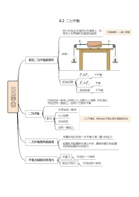 初中物理人教版八年级下册8.2 二力平衡练习