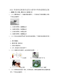 2021年湖南省衡阳市成龙大联考中考物理模拟试卷