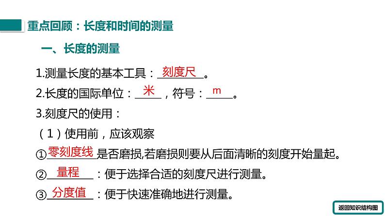 第一章 机械运动小结与复习   人教版初中物理八年级上册课件PPT03