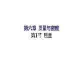 6.1 质量 同步练习课件 2021——2022学年人教版八年级物理上册