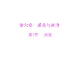 6.1质量 课件 2021-2022学年人教版八年级上册物理