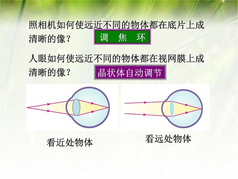 沪科版八年级全册 物理 课件 4.6神奇的眼睛307