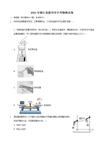 2021年浙江省嘉兴市中考物理真题(解析版)