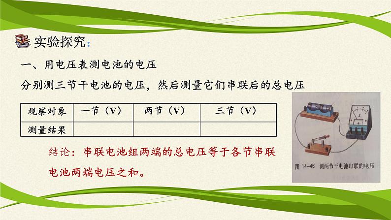 沪科版九年级全册 物理 课件 14.5测量电压05