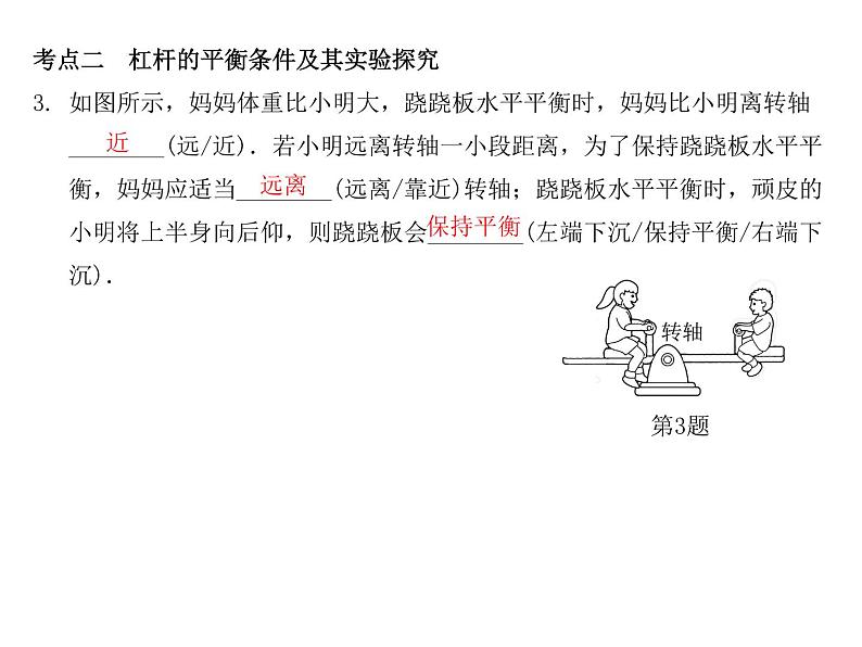 第十一章  简单机械和功 总结提升   2021--2022学年上学期苏科版九年级物理课件PPT04