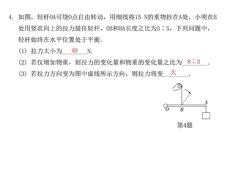 第十一章  简单机械和功 总结提升   2021--2022学年上学期苏科版九年级物理课件PPT05