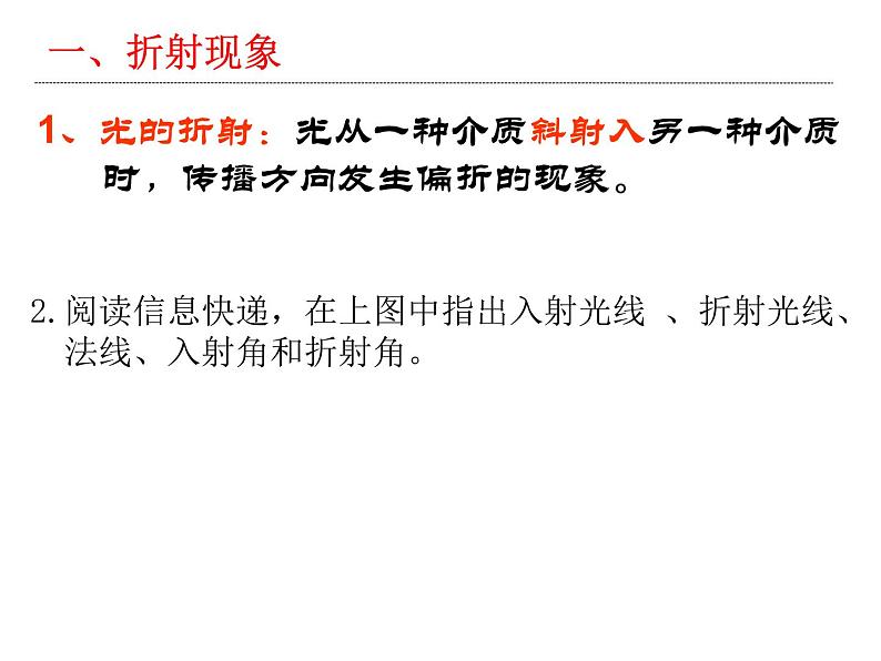 4.1光的折射课件2021-2022学年苏科版物理八年级上册第3页