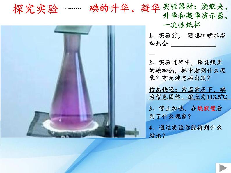 苏科版八年级上册物理 2.4 升华和凝华(4) 课件06