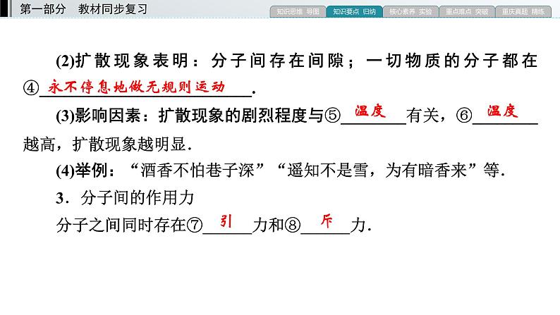 重庆中考物理一轮复习 第11章 内能　内能的利用—（重庆）2022年中考物理复习课件（同步复习）第6页