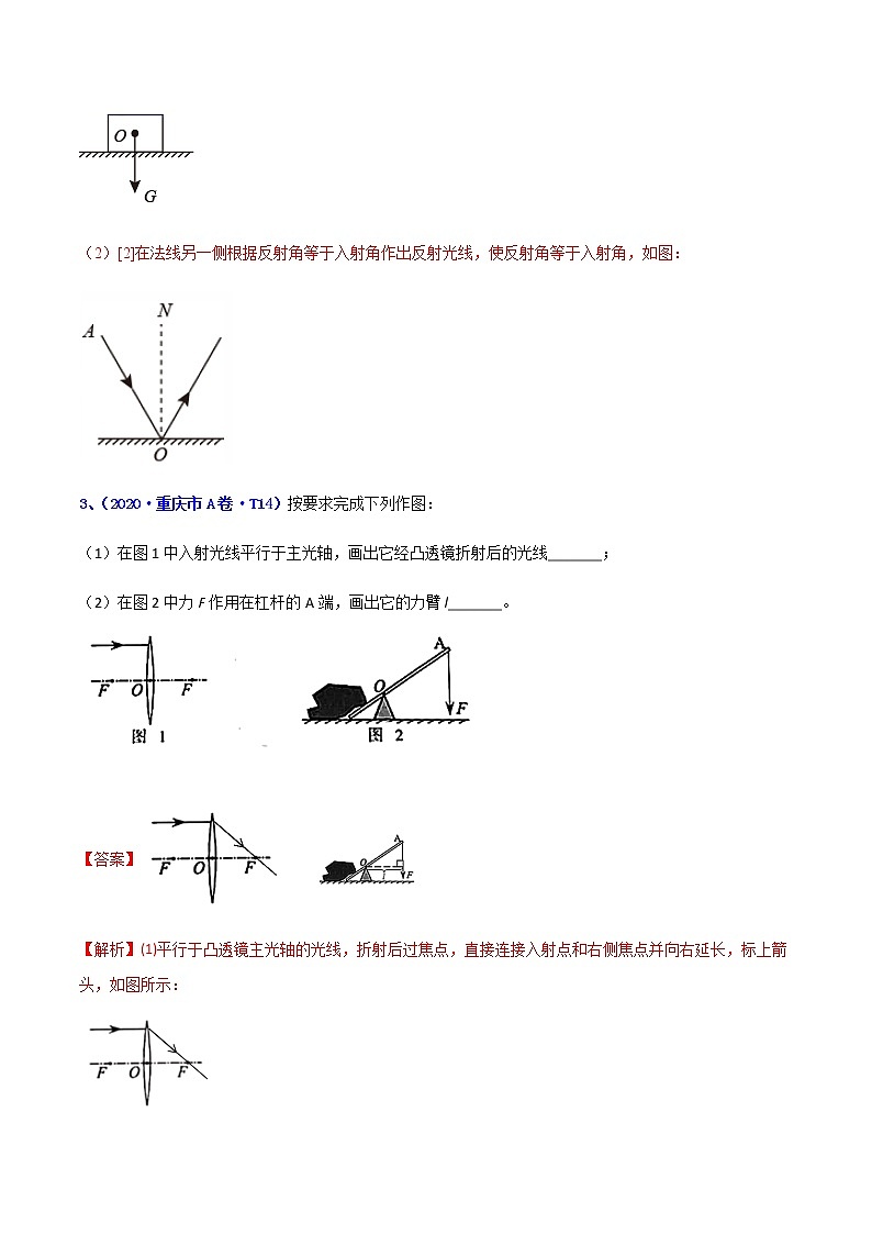 专题27 作图题-5年（2017-2021）中考1年模拟物理分项汇编（重庆专用）（解析版）第3页