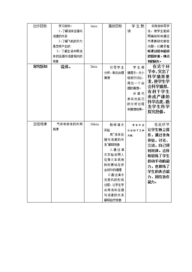 北师大版物理八年级下册  第八章 压强与浮力  第七节 飞机为什么能上天【课件+教案】03