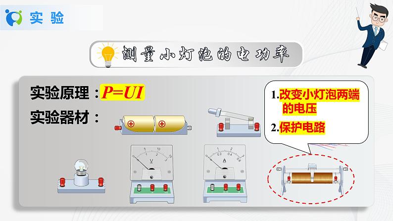 人教版九下物理18.3测量小灯泡的电功率 课件PPT+教案+练习06