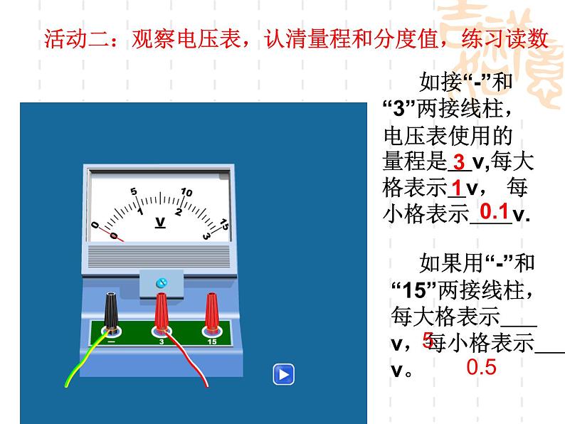 名校九年级物理上册课件：第十四章 第五节 测量电压 (共25张PPT)第6页