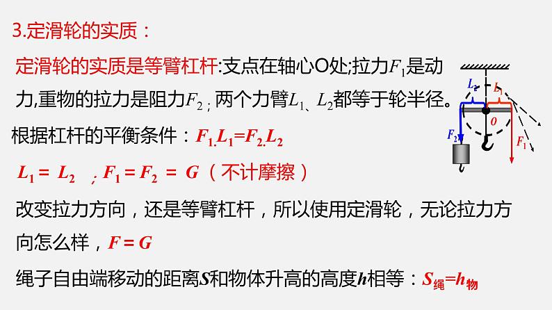 课时12.2 滑轮（课件）2020-2021学年八年级物理下册教学课件（人教版）第8页