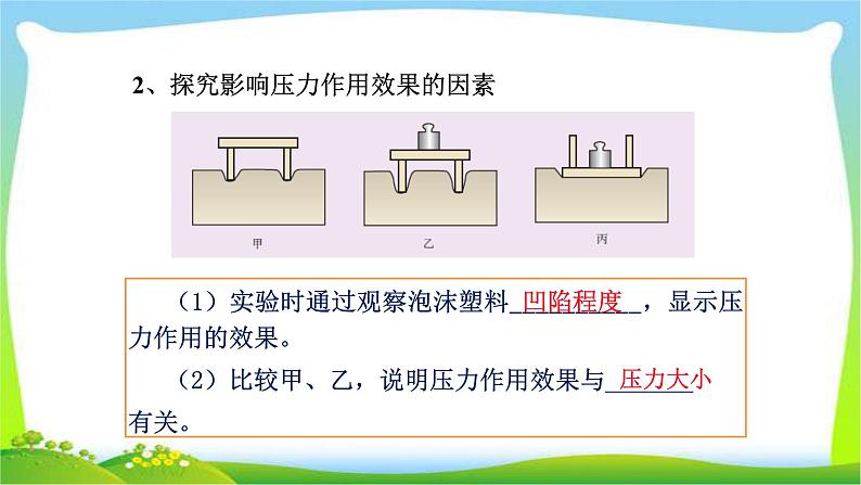 部编本八年级物理下册第九章压强小结复习优质课件PPT06