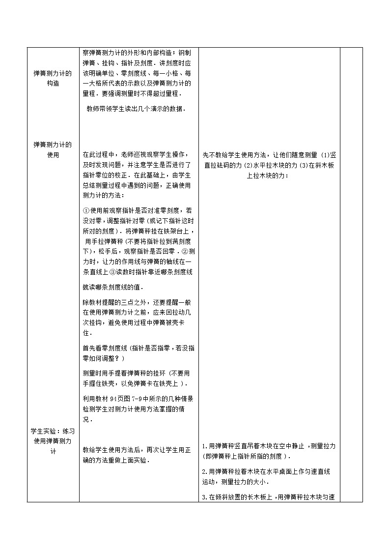第七章 力  第二节 力的测量第2页