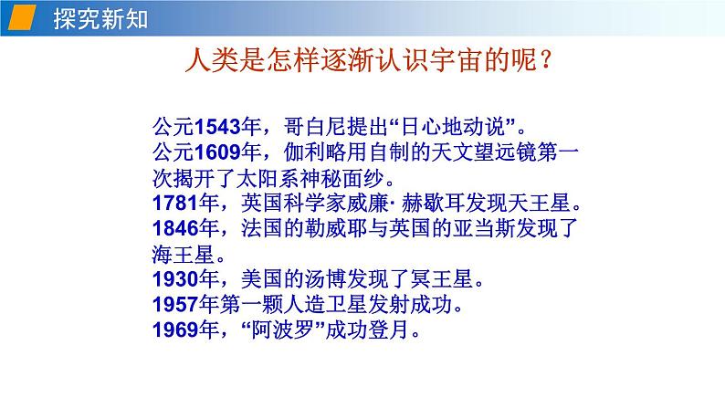 第三节 探索宇宙 课件第5页