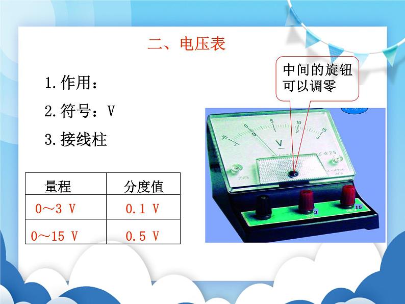 沪科版物理九年级上册  14.5测量电压【课件】05