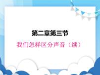 我们怎样区分声音（续）PPT课件免费下载