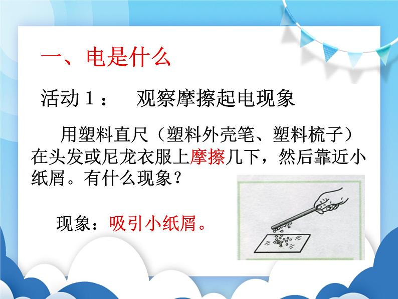 粤沪版物理九年级上册  13.1从闪电谈起【课件】第3页