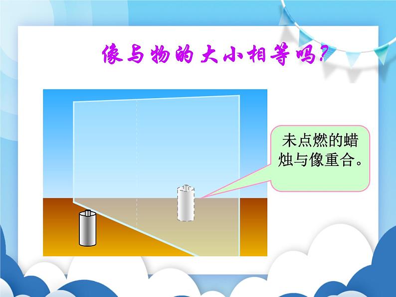 教科版物理八年级上册  4.3科学探究：平面镜成像【课件】第7页