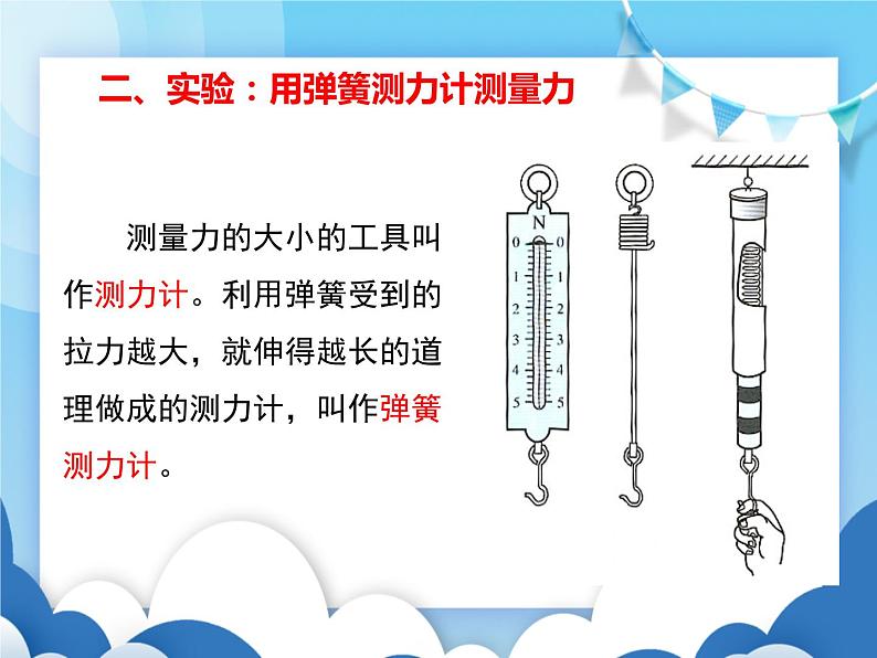 教科版物理八年级下册  7.3弹力 弹簧测力计【课件】07