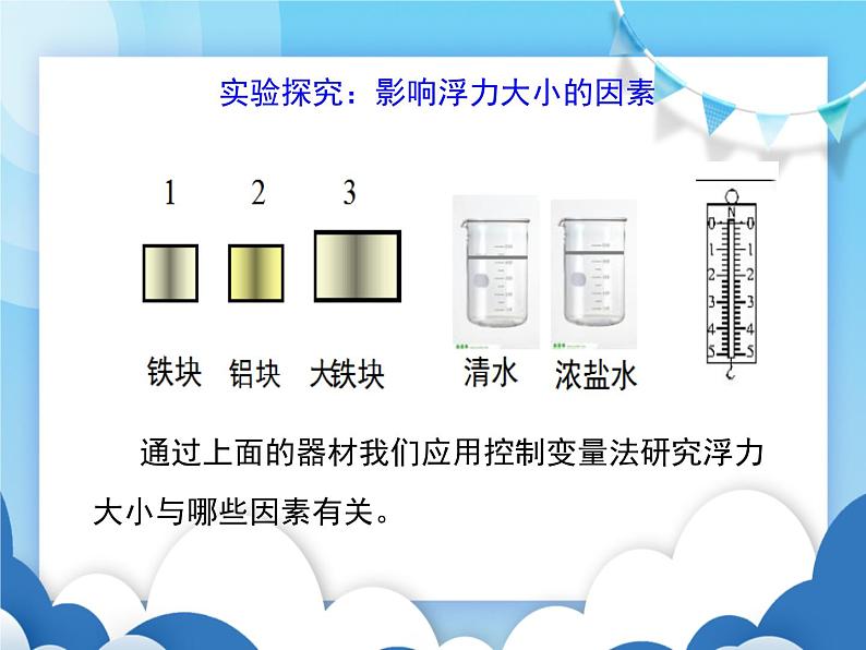 教科版物理八年级下册  10.3科学探究：浮力的大小【课件】05