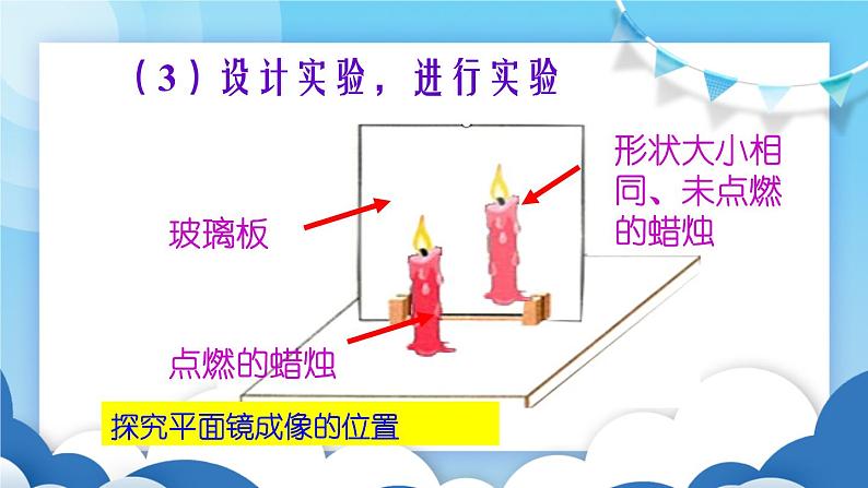 鲁教版物理八年级上册  3.3平面镜成像【课件】06