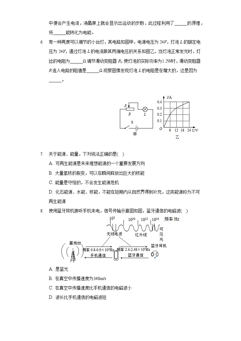 2020-2021学年河南省三门峡市灵宝市九年级（上）期末物理试卷第2页