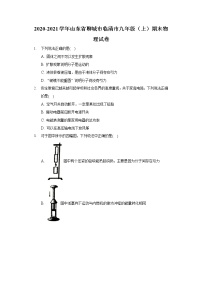 2020-2021学年山东省聊城市临清市九年级（上）期末物理试卷