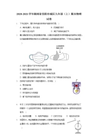 2020-2021学年湖南省岳阳市城区九年级（上）期末物理试卷