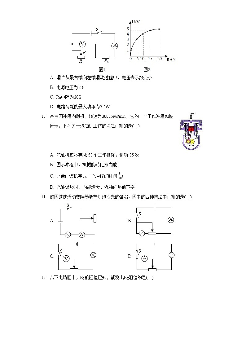 2020-2021学年辽宁省盘锦市大洼区九年级（上）期末物理试卷03