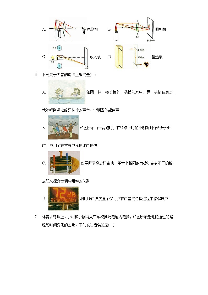 2020-2021学年黑龙江省哈尔滨市巴彦县八年级（上）期末物理试卷02