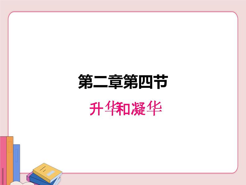 苏科版物理八年级上册  2.4升华和凝华【课件】01