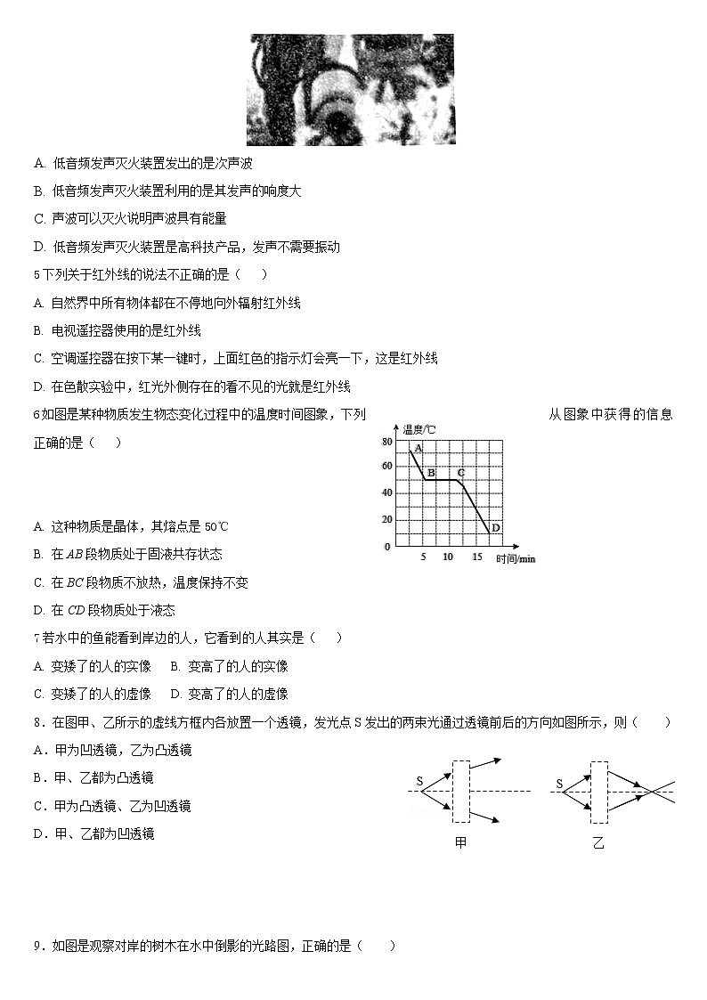 江苏省江阴市2021-2022学年八年级上学期期末物理模拟卷（2）（word版 含答案）第2页