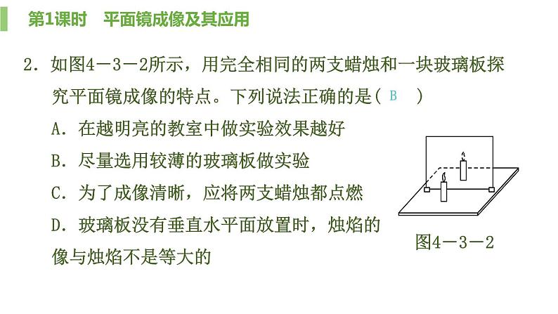 4.3.1平面镜成像第1课时平面镜成像及其应用课件PPT第5页