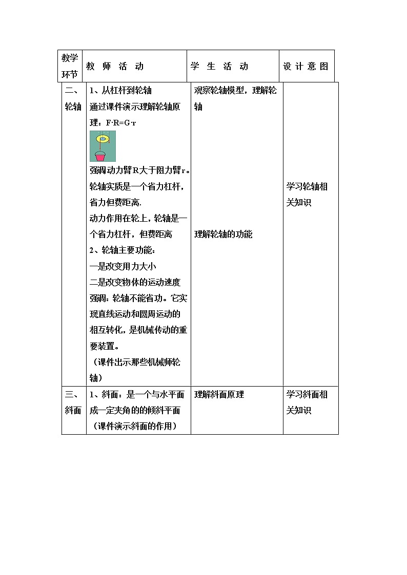教科版初中物理八下 《改变世界的机械》参考教案02