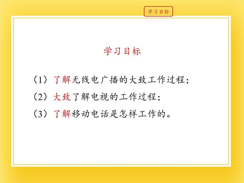 鲁教版（五四制）九年级下册 物理 课件 17.3无线电通信第3页