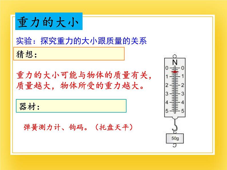 6.3重力  —2020-2021学年鲁科版（五四制）八年级物理下册课件第6页