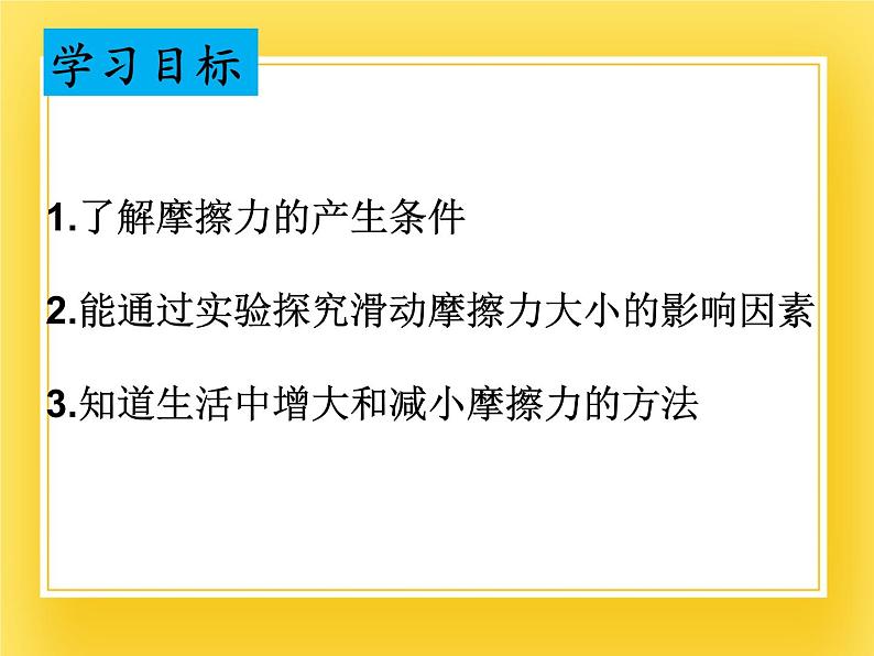 鲁科版（五四制）八年级物理下册课件6.5  摩擦力 6.6  牛顿第一定律 惯性03