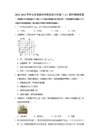 2021-2022学年山东省滨州市阳信县八年级（上）期中物理试卷（word版无答案）