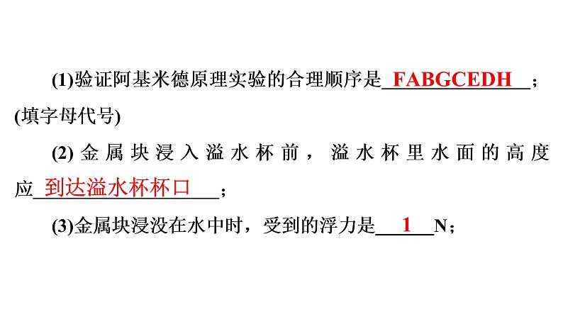 2022年人教版物理中考专题复习　阿基米德原理　浮沉条件课件PPT第4页