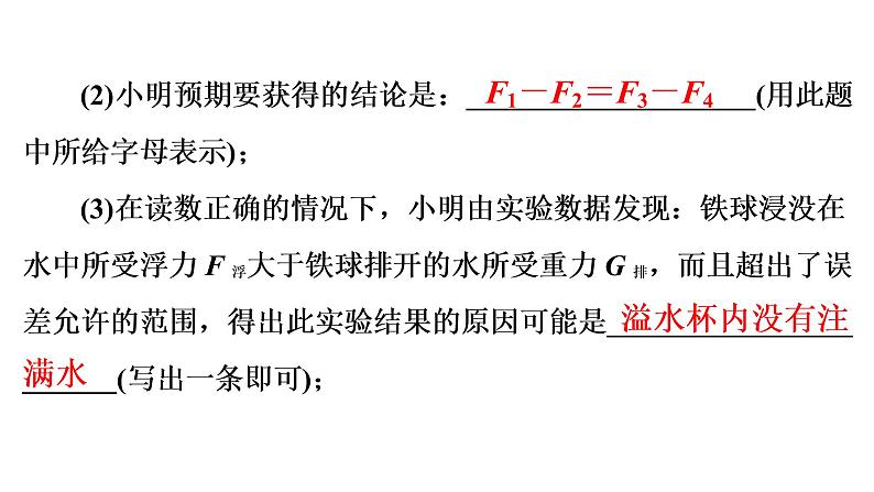 2022年人教版物理中考专题复习　阿基米德原理　浮沉条件课件PPT第7页