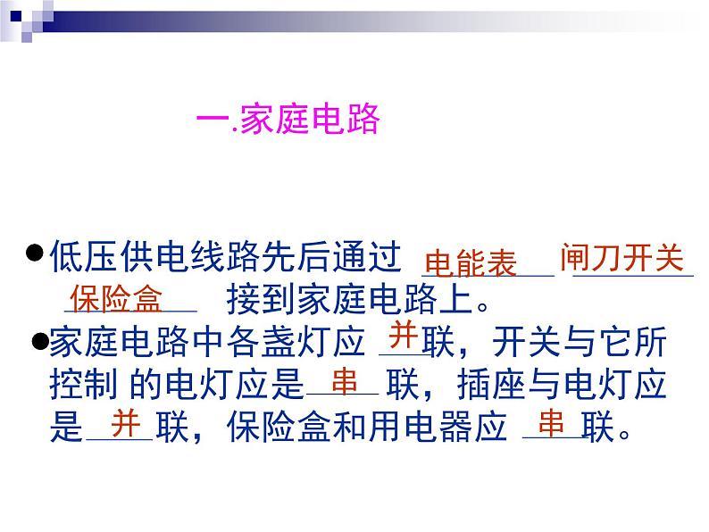 2021－2022学年人教版物理九年级课件  19.1家庭电路08