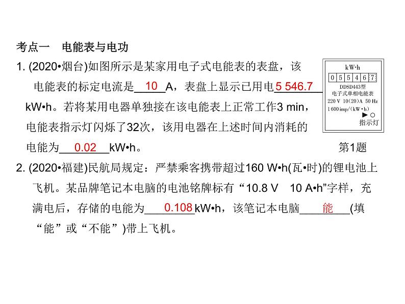 第十八章  电功率  总结提升   2021--2022学年上学期人教版九年级物理课件PPT第4页