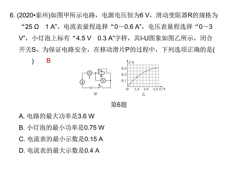 第十八章  电功率  总结提升   2021--2022学年上学期人教版九年级物理课件PPT第7页