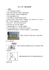 精品解析：2020年江苏省苏州市吴中区中考二模物理试题（解析版+原卷版）