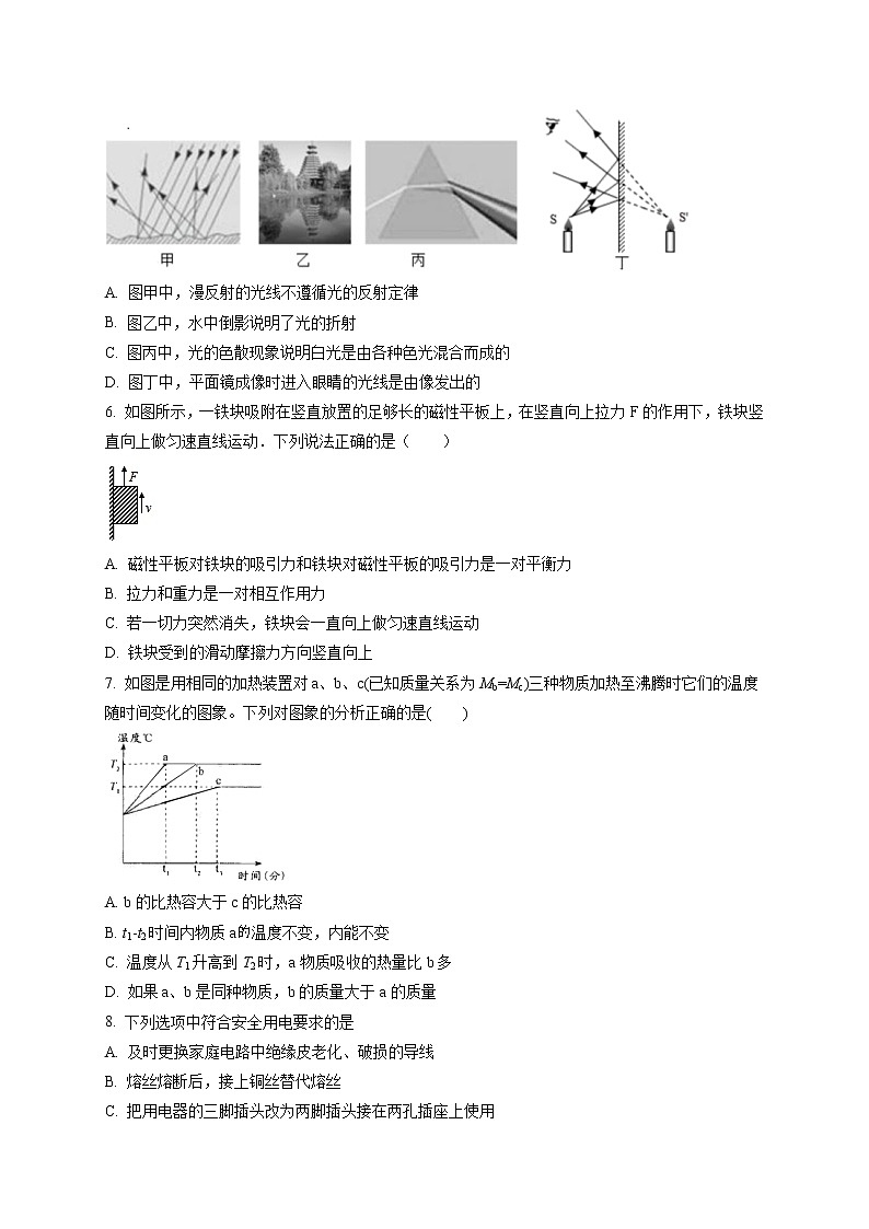 精品解析：2020年江苏省苏州市昆山市中考二模物理试题（解析版+原卷版）02