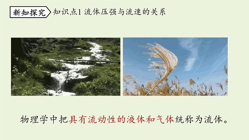 人教版八年级物理下册 第九章第四节流体压强与流速的关系 课件05