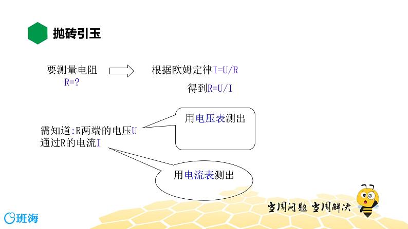 （通用）物理九年级全册-5.5电阻的测量【预习课程+知识精讲】 课件PPT03